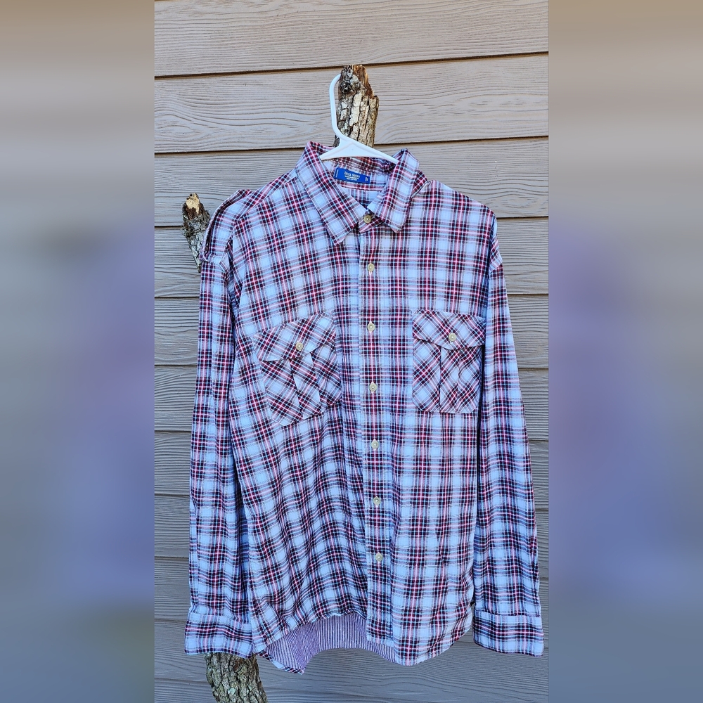 Pendleton Red And White Checkered Button Down Shi… - image 1